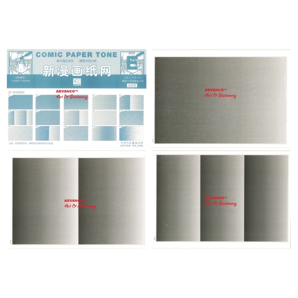 COMIC PAPER TONE (DOT PAPER | NO STICKER) 15SHEETS (E) | Shopee Singapore