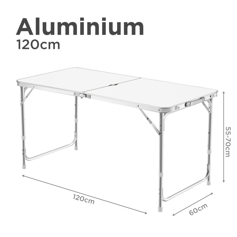 (JIJI SG) PORTABLE ALUMINIUM FOLDING TABLE Outdoor Foldable Table