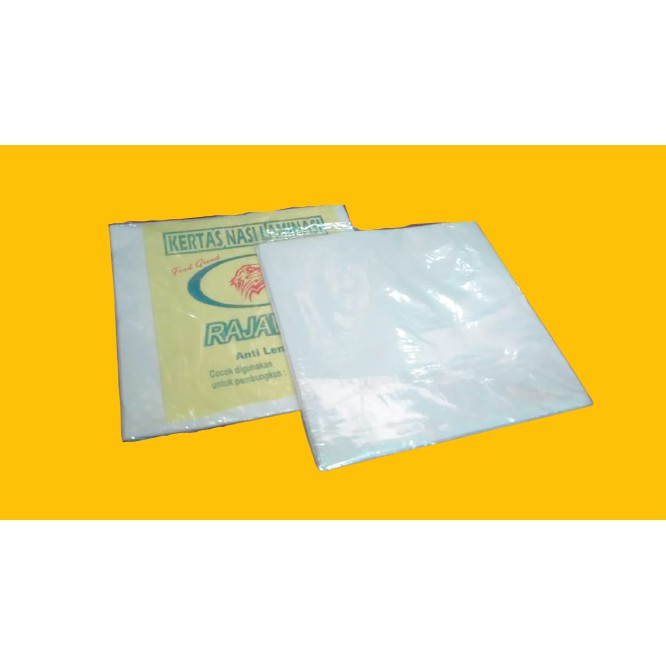 PUTIH Kfc style rice paper 20x20cm plain white [content 100 sheets ...