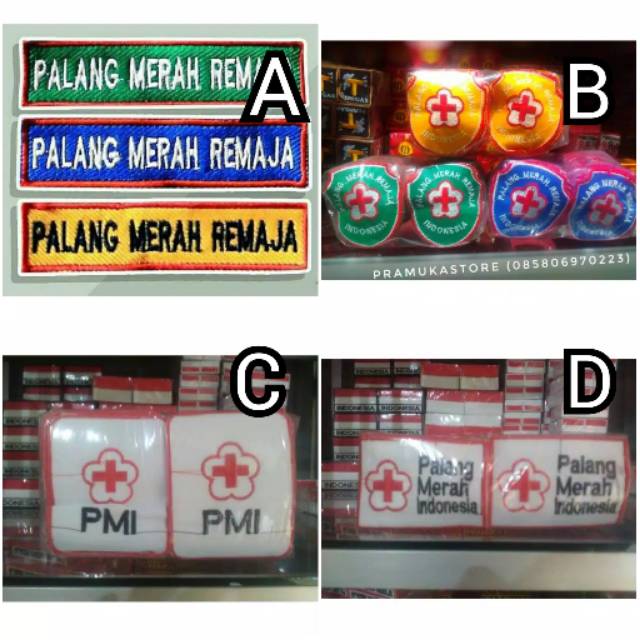 MERAH Embroidered red cross for teenagers - Indonesian red cross ...