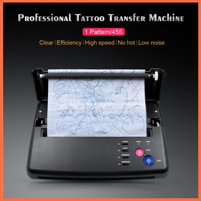 Tattoo Stencil Transfer Machine Flash Thermal Copier Printer Quick