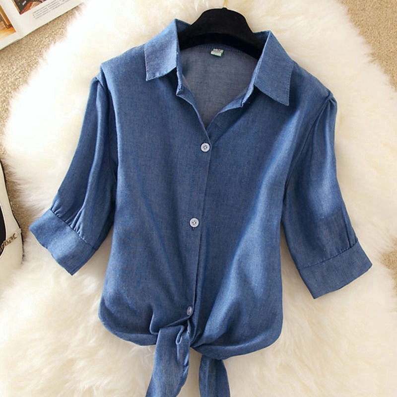 Women Shirt New Style Loose Female Short Sleeve T-shirt Striped Shirt Blouse Women Clothing