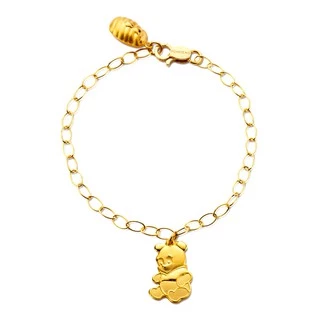 Poh Heng Jewellery Disney Baby Pooh Hunny Pot Bracelet (Online Exclusive)