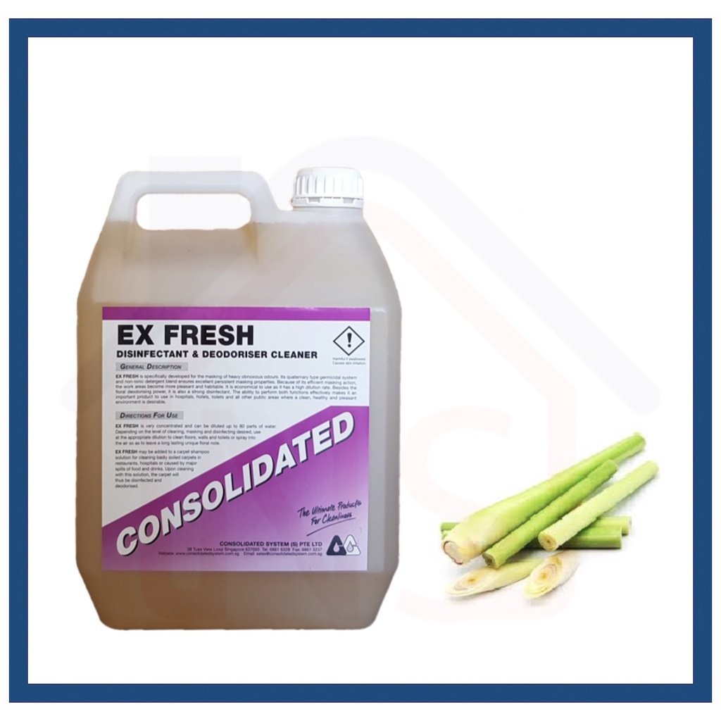 5L Lemongrass Multipurpose Floor Cleaner with Disinfectant Marble