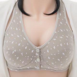 Sexy Bra Seamless Front Closure Push Up Thin Cup Wire Women