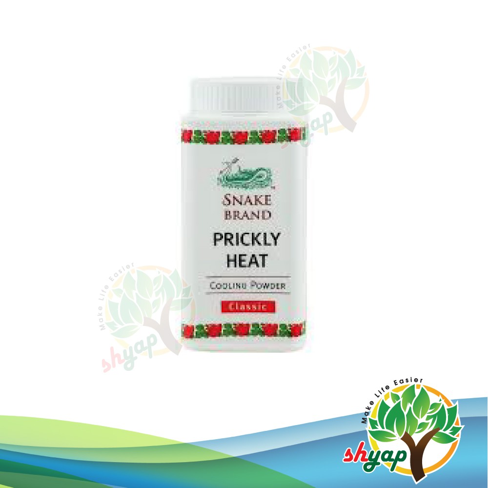 Snake Brand Prickly Heat Cooling Powder 50g | Shopee Singapore