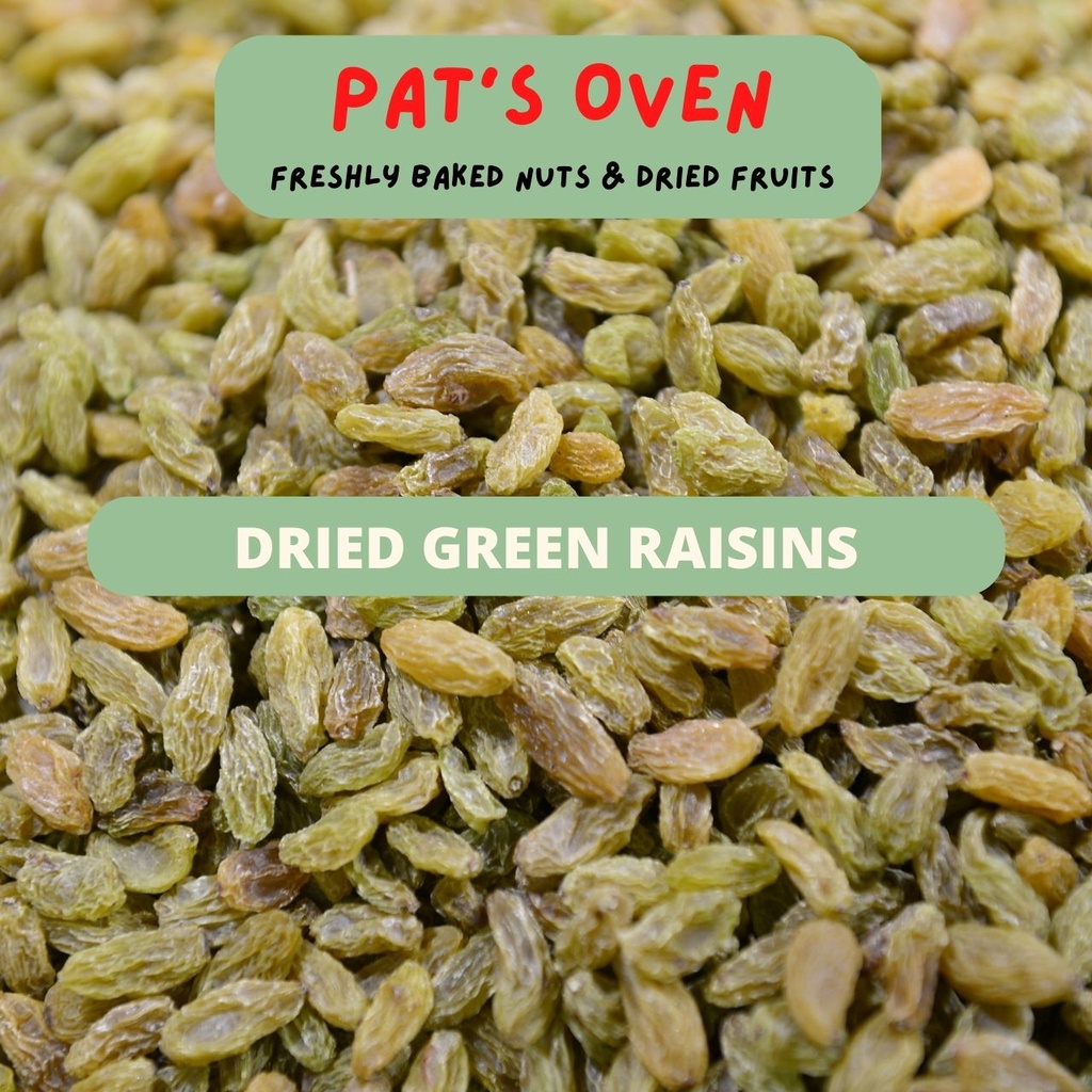 Green Raisins, Pats Oven Healthy Baked Nuts & Dried Fruits (Healthy ...