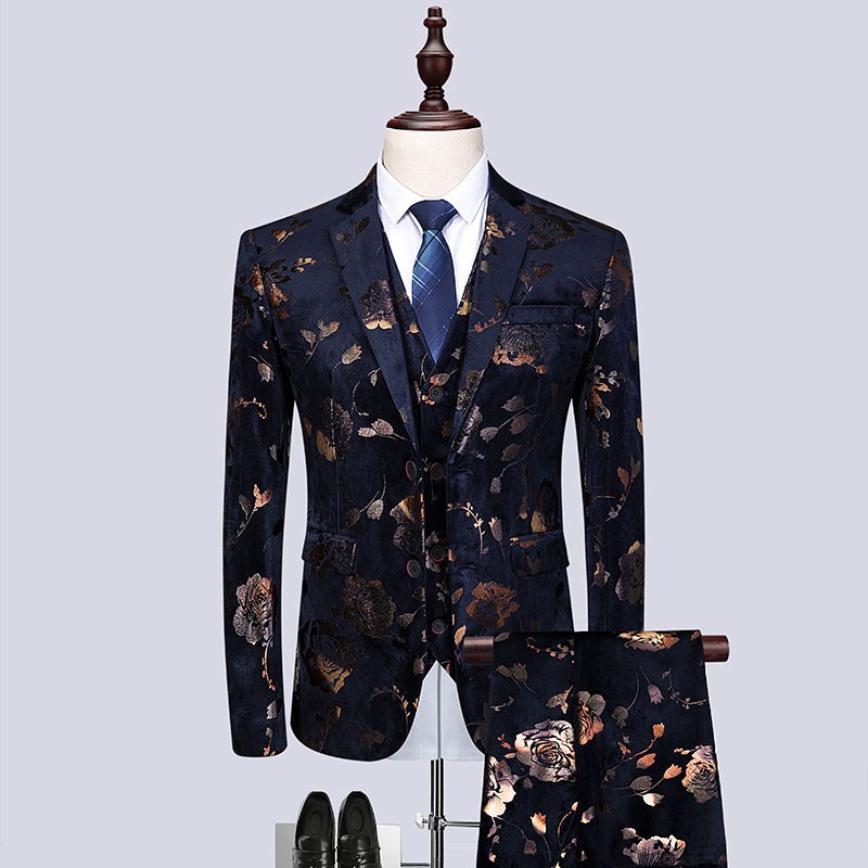 Mens floral clearance blazer jacket