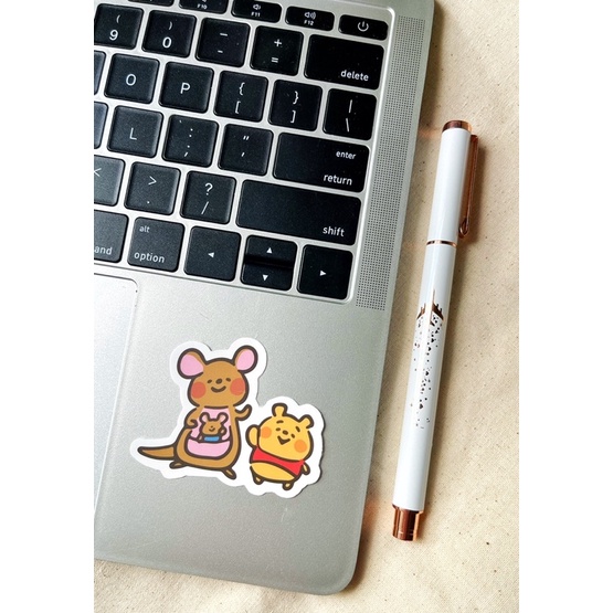 💖WATERPROOF💖 Winnie the Pooh with Kanga & Roo Sticker #1282 | Shopee ...