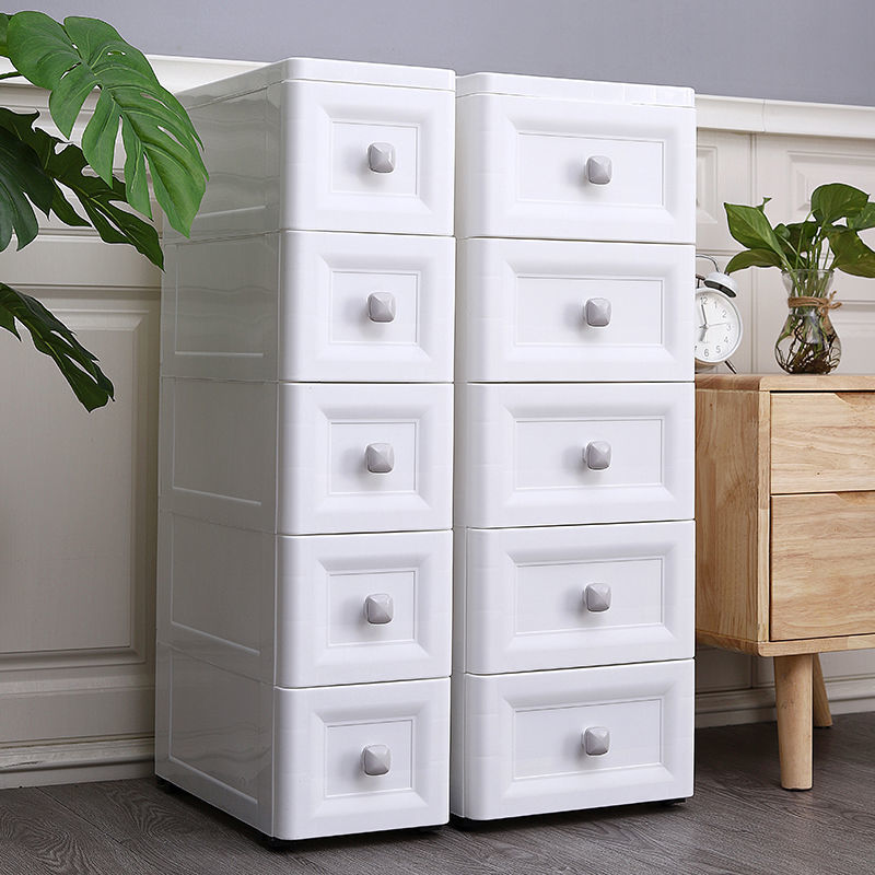 20-30cmWide Gap Storage Cabinet Drawer Kitchen Locker Plastic Bathroom ...