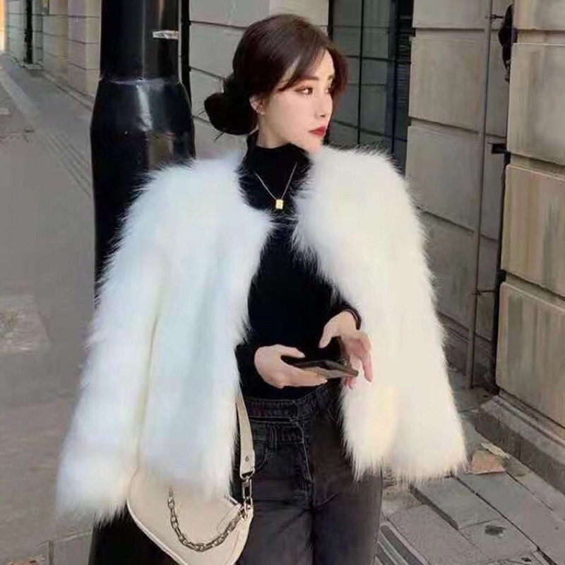 Buy coat white fur At Sale Prices Online - November 2025 | Shopee
