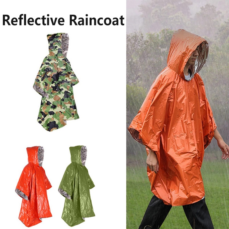 Multipurpose Waterproof Hiking Cloak / Outdoor Jungle Emergency Poncho ...