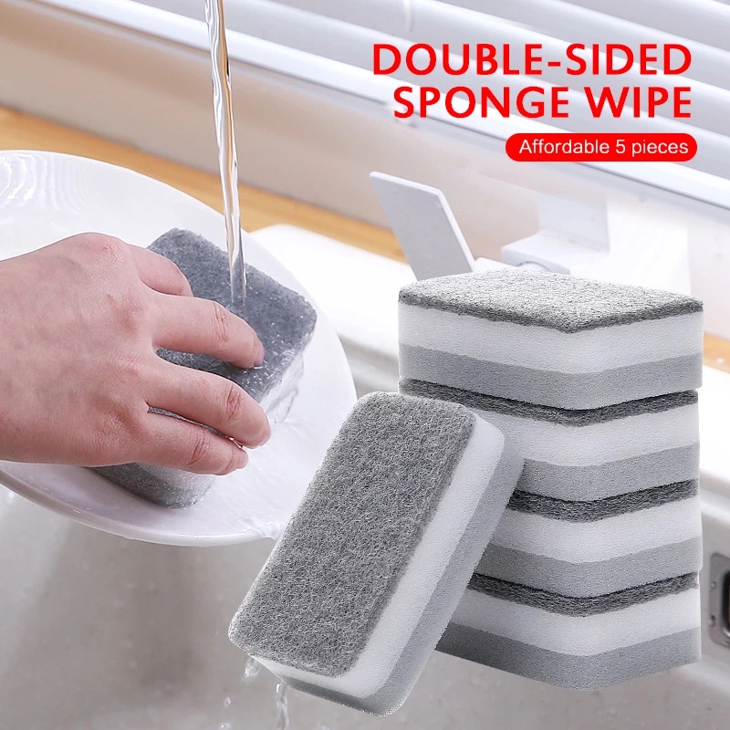 LUSTAR Japanese Scouring Sponge – Kitchen Dish Wash Degreasing Cleaning Pad MA-1, Made In Japan