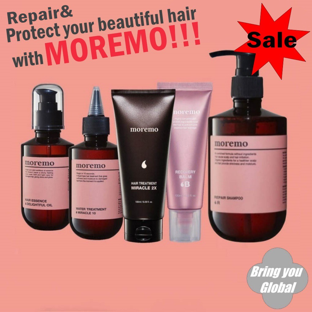 [ALL Instock] Incl.Miracle10Treatment refill] Moremo Hair products