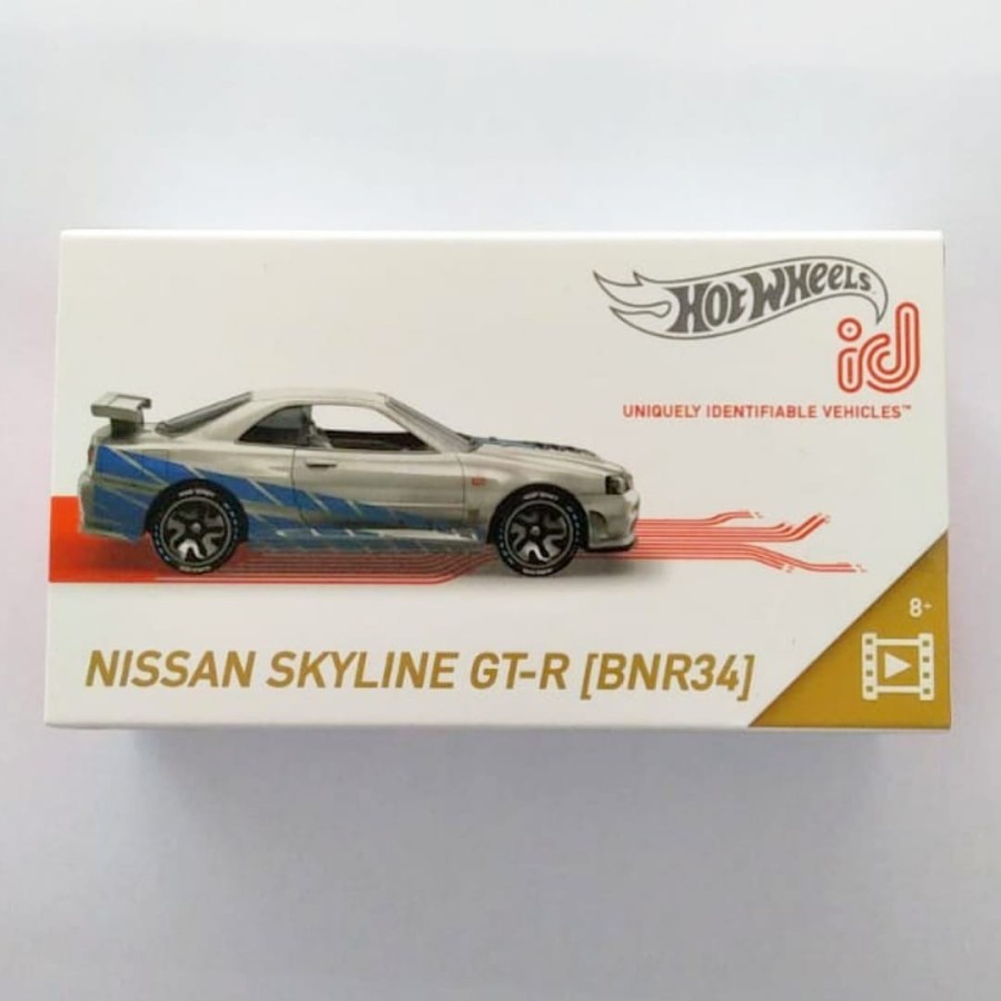 Hot Wheels HW ID Nissan Skyline GTR34 GT R34 GT-R34 BNR34 Bugatti ...