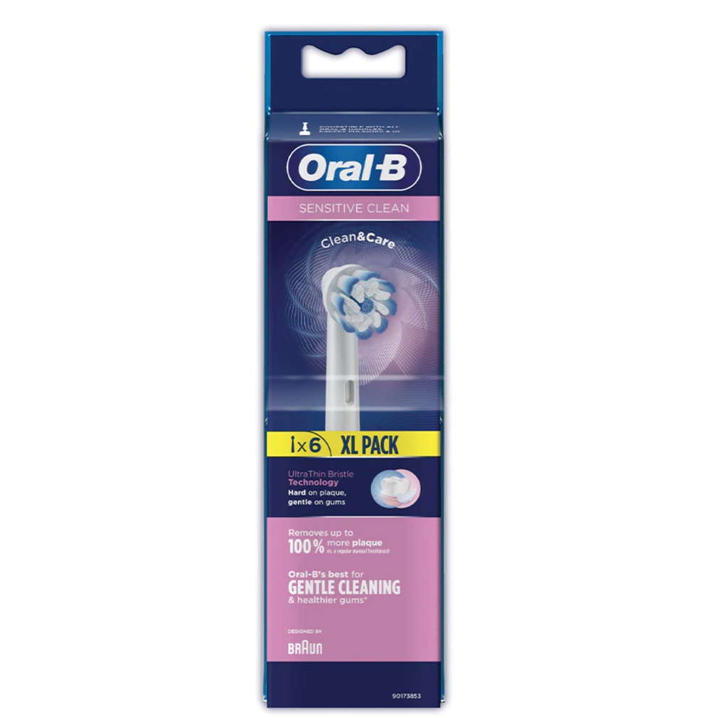 Oral B Power Toothbrush Sensitive Clean Refills 4 Pack