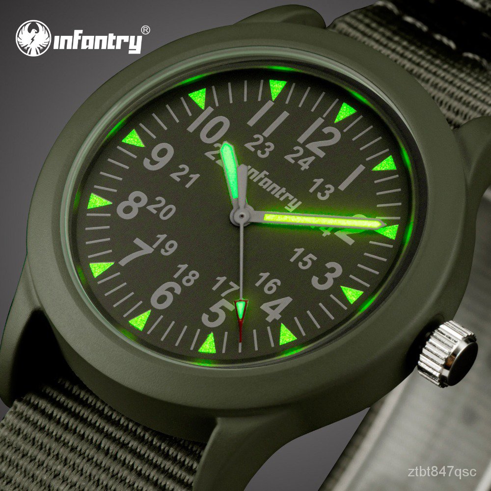 Luminous best sale military watches