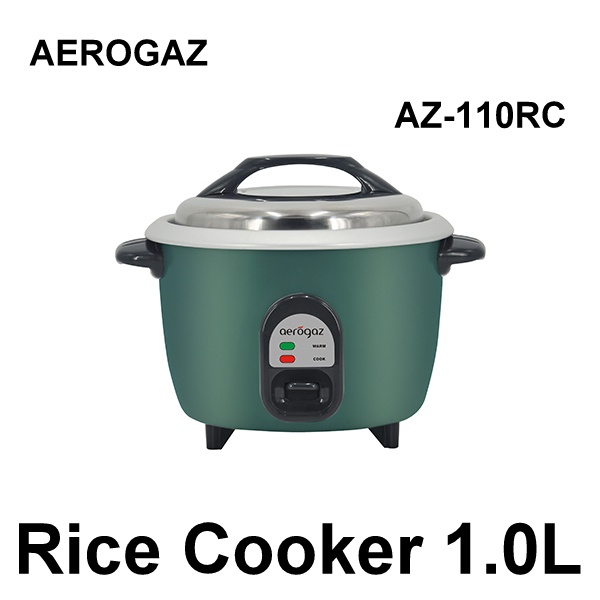 AEROGAZ RICE COOKER 1.0L AZ-110RC | Shopee Singapore