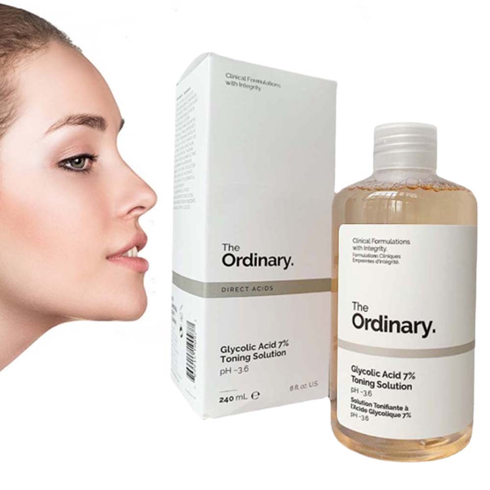 the ordinary Glycolic Acid 7% Toning Solution 240ml Brightening Soften ...