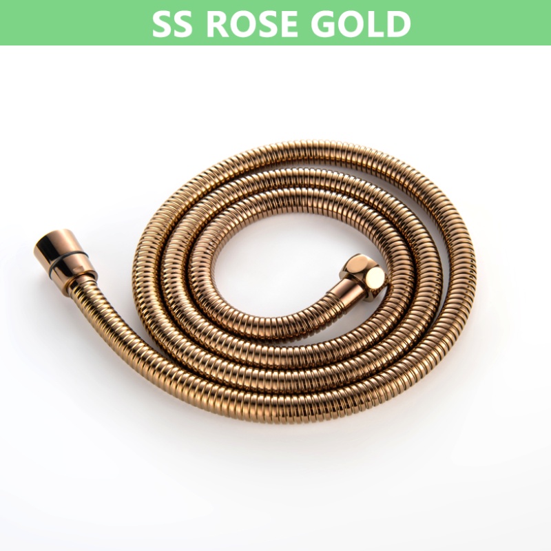 Stainless Steel/PVC 1.5M Shower Flexible Hose Chrome Shine Matt Black ...