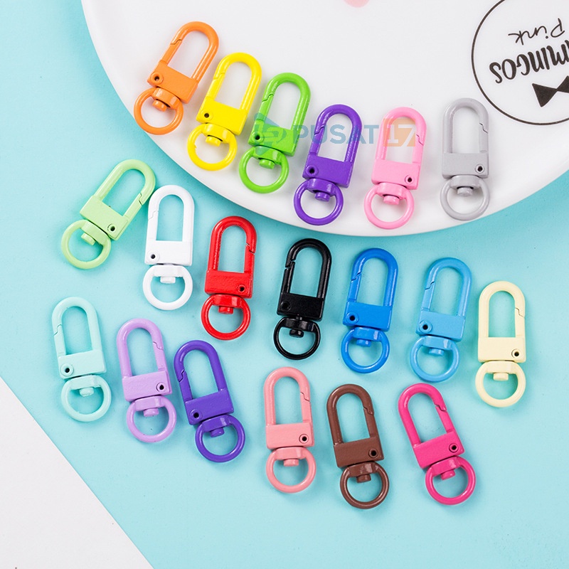 PUSAT17 CARABINER MINI 360 DERAJAT / GANTUNGAN KUNCI TAS FASHION SERBAGUNA KARABINER GANTUNGAN PENGAIT CANTOLAN - Gambar 3