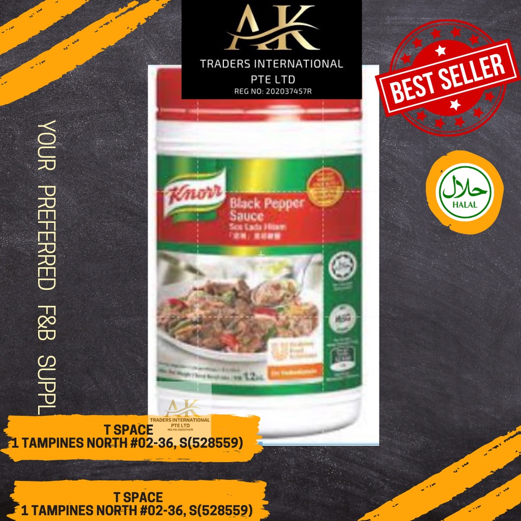 KNORR BLACK PEPPER SAUCE 1.2KG Shopee Singapore