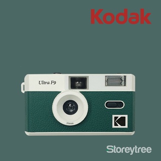 Kodak i60 35mm Film Camera (White/Baby Blue) with 35mm Film Camera 31mm Fixed-Focus Built-In Flash