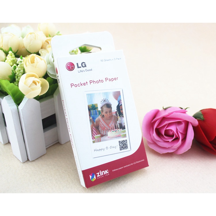 LG Photo Printer Photo Paper PD239/PD233/PD251 for Pocket Camera ZINK Original Photo Paper