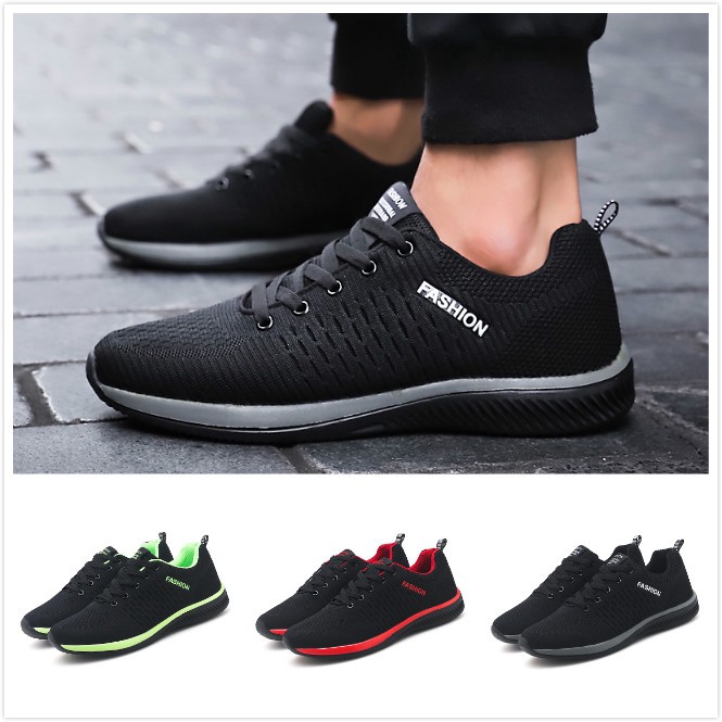 New Men s Lace Up Sport Running Sneakers Trainers Shoes Breathable