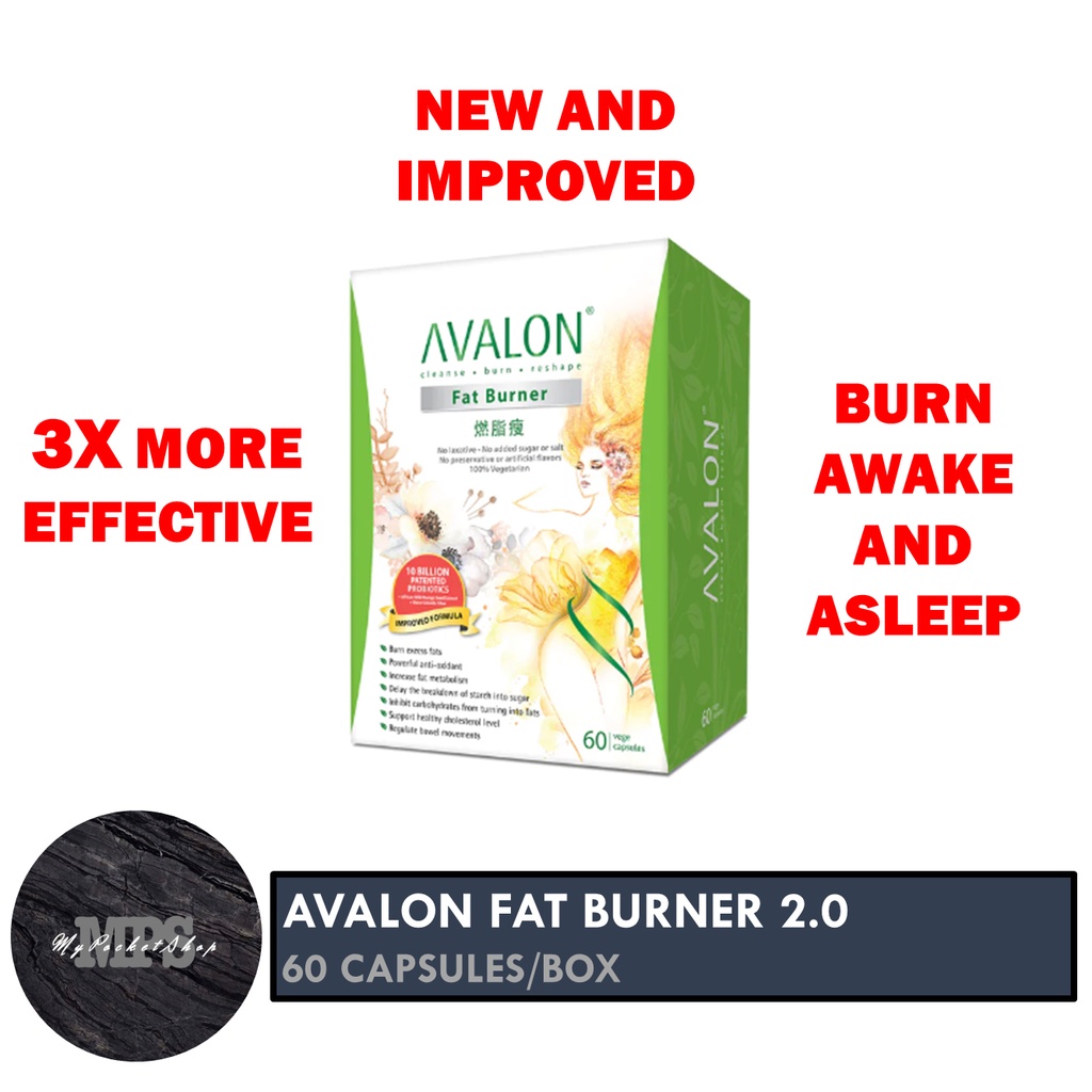 Avalon Fat Burner 2.0 (60 Capsules / Box) Shopee Singapore