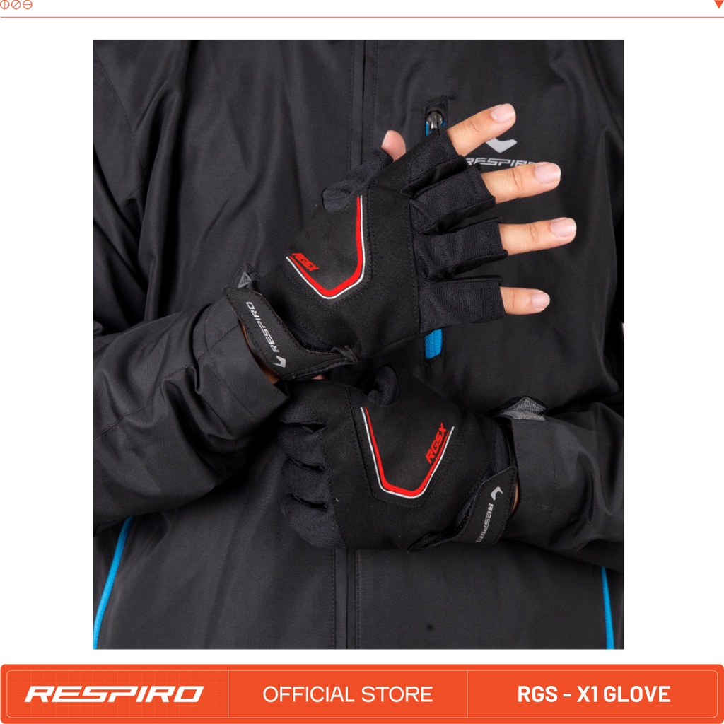 Respiro RGS X-1 / Sarung Tangan Berkendara Harian Pria - Gambar 4
