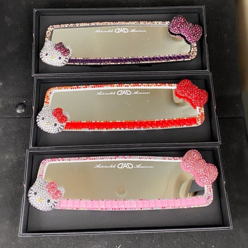 Hello kitty Mirror pink dad hello kitty Car Mirror hk Car Mirror Car
