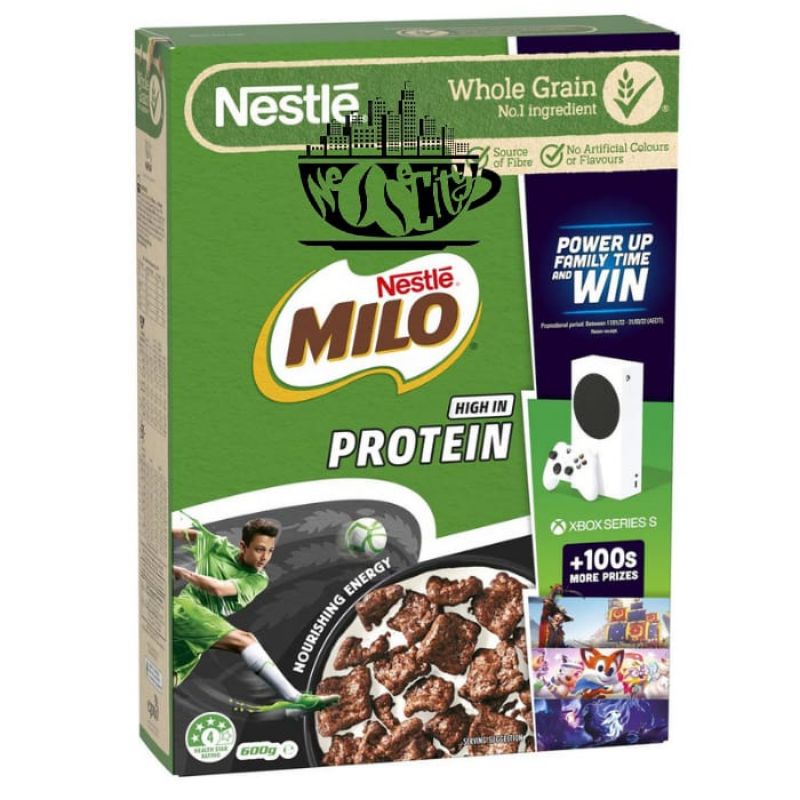 Nestle Milo High In Protein Breakfast Cereal 600g (Original Australia