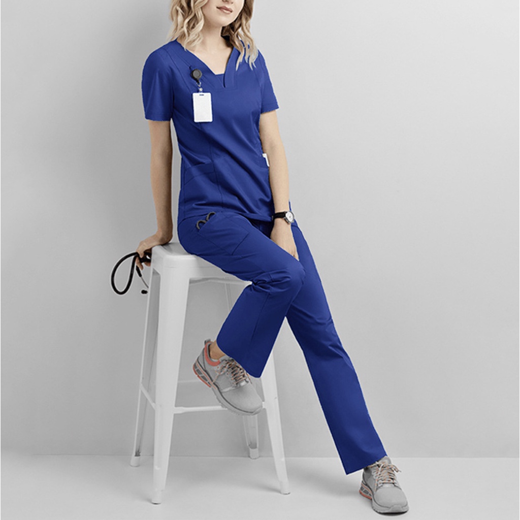 Scrub Suits Doctors And Nurses Medical Uniform Beauty Salons Scrub
