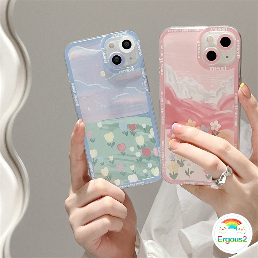 Xiaomi Redmi Note 11 11s 10s 10 9 8 Pro Redmi 10A 10C 10 9 9A 9C 9T Mi 11 Lite 11T Pro Poco F3 X3 NFC Pro Oil Flower Painting Phone Case Fresh Style All-inclusive Soft Phone Cover