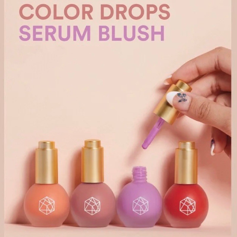 EM Cosmetics Color Drops Serum Blush Shopee Singapore