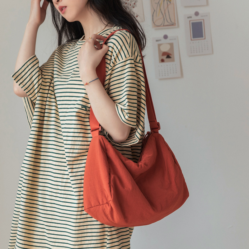 Ulzzang Korea Fashion Nylon Big Capacity Women Sling Bag Shoulder Bag for Women