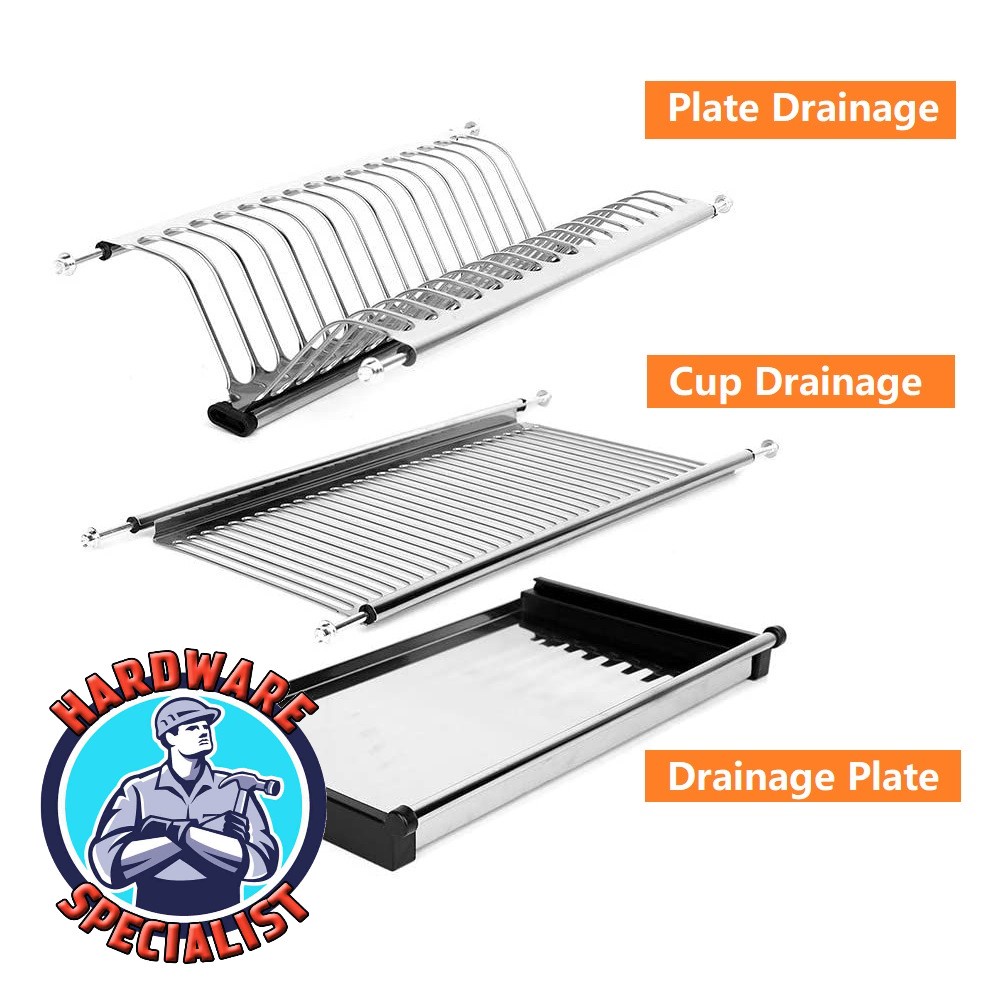 Stainless Steel 304 Cabinet Mounted Dish Rack - SHIP DAILY / SS304 ...