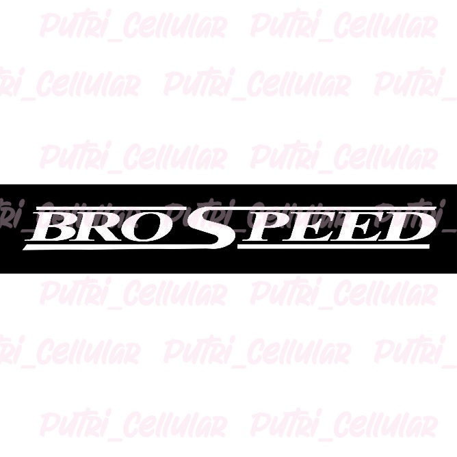 Cutting BRO SPEED MRS-1 logo emblem sticker | Shopee Singapore