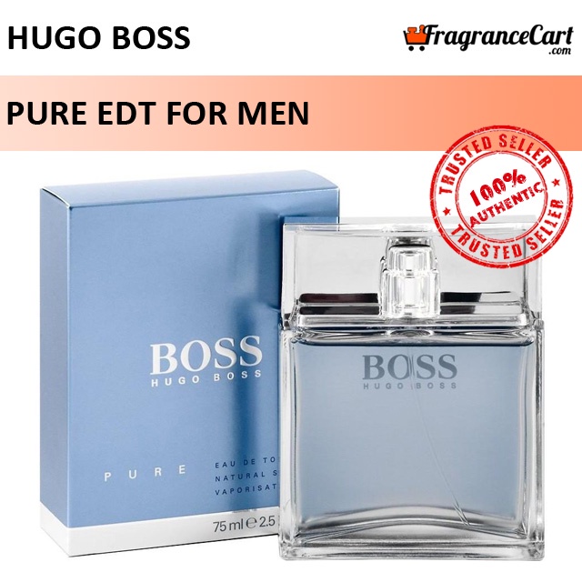 Hugo Boss Pure EDT for Men 50ml 75ml Tester GiftSet Eau de Toilette Blue Brand New 100 Authentic Perfume Shopee Singapore