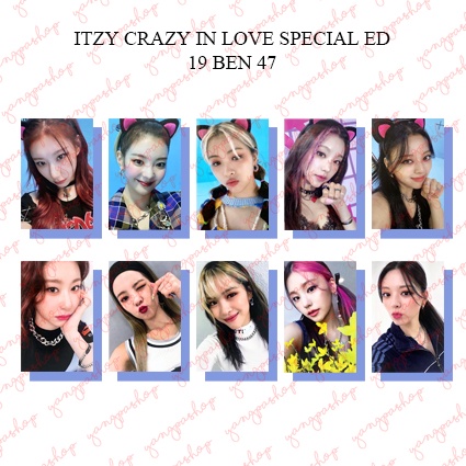 【SG Shopee ユナ】ITZY crazy in love 公式トレカ READY / SET] ITZY SPECIAL EDITION CRAZY IN LOVE ISJI PHOTOBOOK