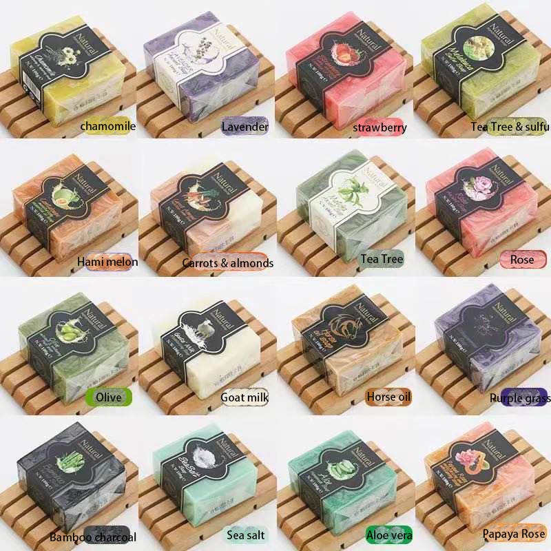 [SG Ready Stock] 100 Handmade Organic Cold Pressed Bar Soaps Sea Salt
