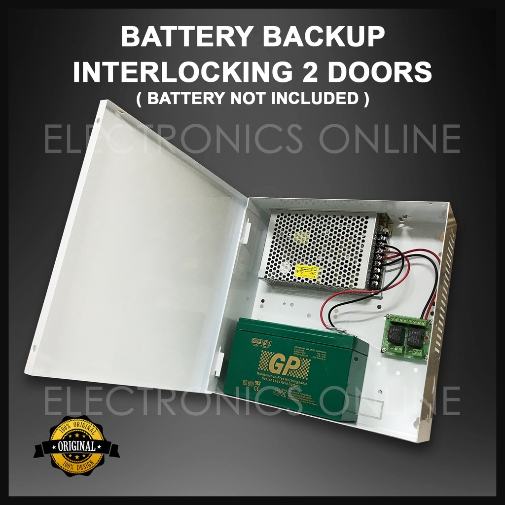 Interlocking EM Lock Both Doors Are Initially Opened Interlocking 2 ...