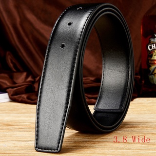 Leather Belt Without Buckle