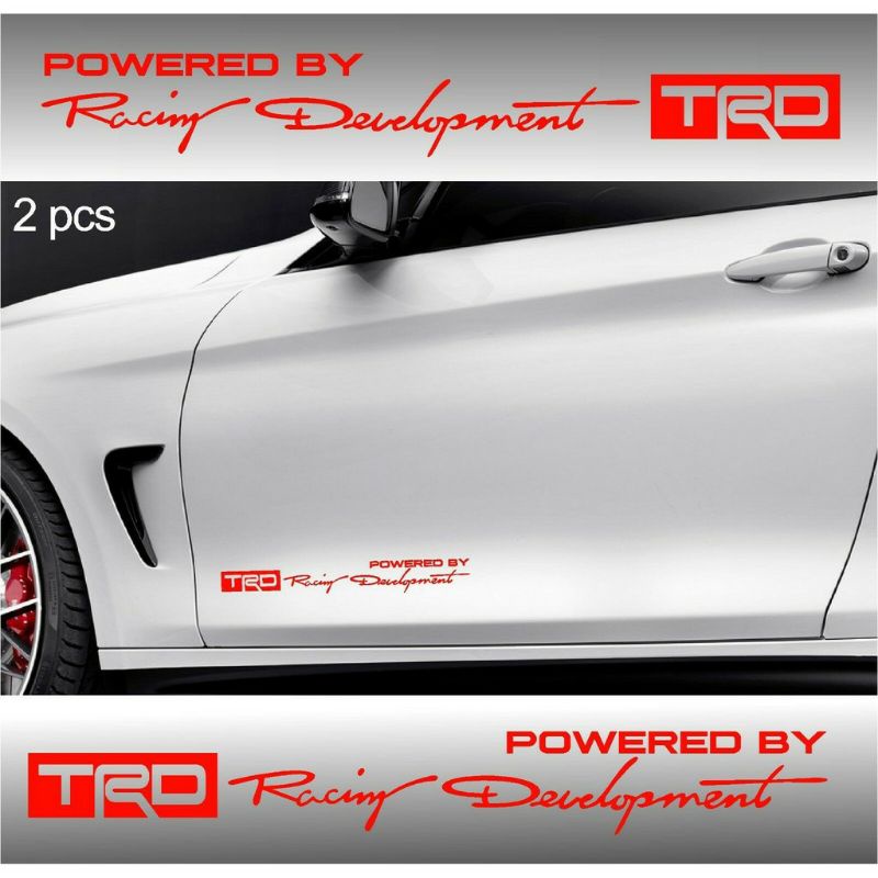 TOYOTA TRD Racing Development Sticker Car DoorTOYOTA | Shopee Singapore
