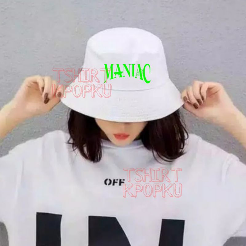HIJAU Bucket hats korean straykids MANIAC Green | Shopee Singapore