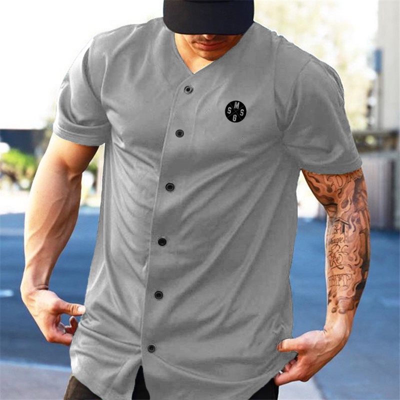 Oversized Cardigan T shirt Men Mesh Quick Dry Gym Clothing Bodybuilding Fitness Tops Sports T-shirt Streetwear Hip Hop Tee Shirt