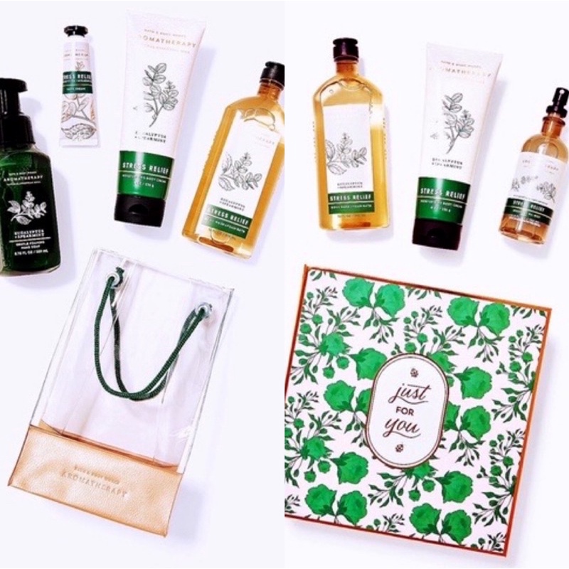 Bath & Body Works Aromatherapy Eucalyptus Spearmint Stress Relief Gift