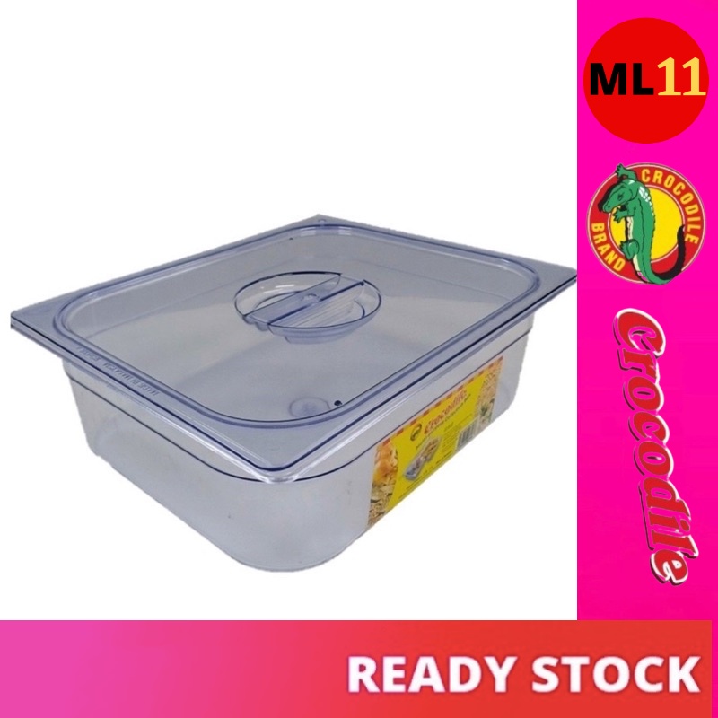 CROCODILE Transparent Catering Buffet Container / Food Storage Serving ...