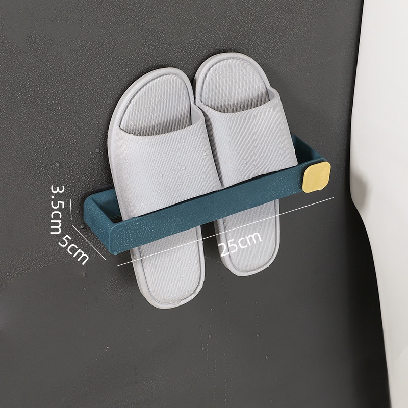 Wall Mounted Slippers hanger Shoe Rack Shelf Shoe Organizers Bathroom ...